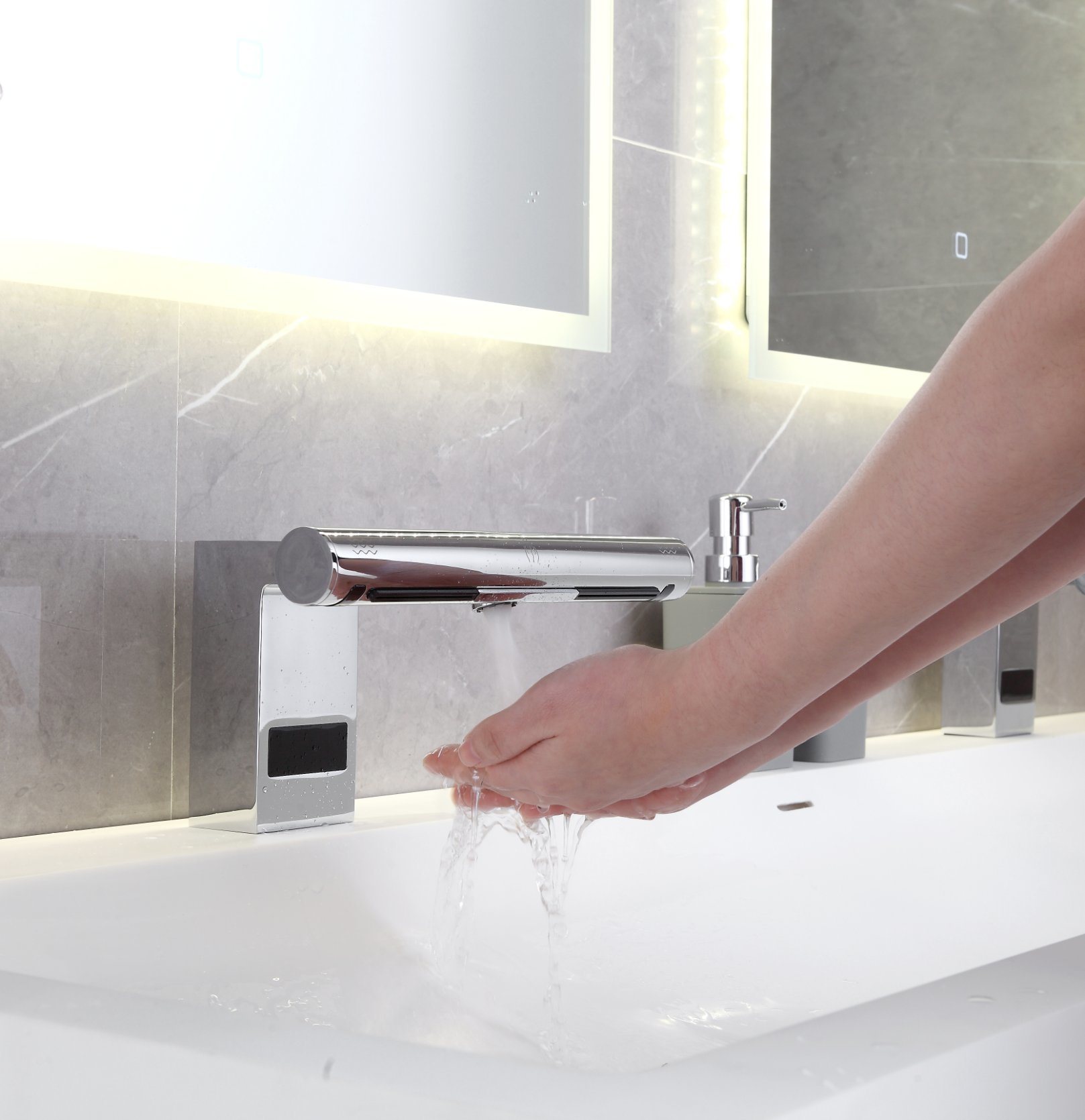 Kuaierte Automatic Sensor Washing Hands Basin Faucet